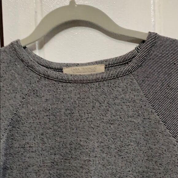 Zara Trafaluc Pinstripe Tunic Sweater size small - Picture 2 of 7